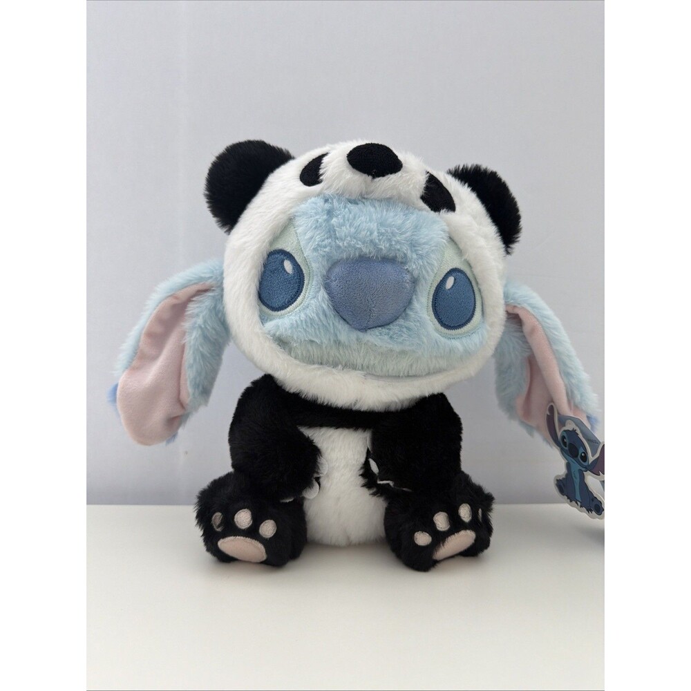 Stitch Plush in Panda Bear Costume Miniso Disney 11" Lilo Stitch Stuffed Animal